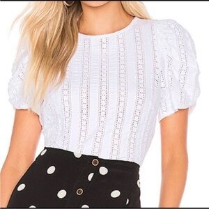 Free people open back top size small